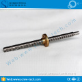 T25 Lead Screw with Square Brass Nut for Step Motor